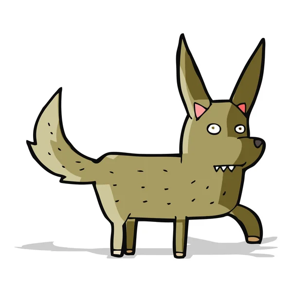 Tecknade vilda hund — Stock vektor