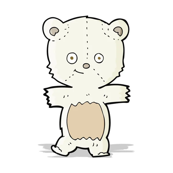 Netter Cartoon-Eisbär — Stockvektor