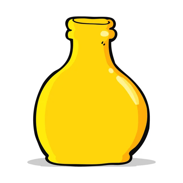 Karikatür eski cam vazo — Stok Vektör
