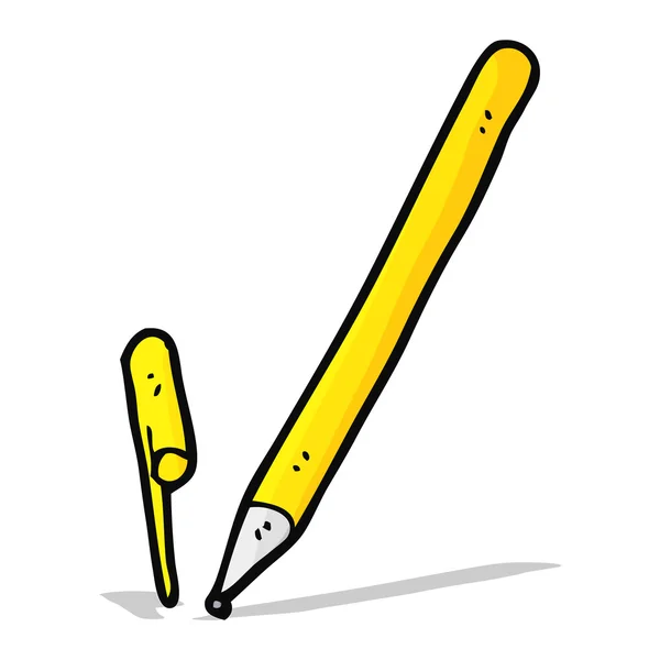 Cartoon pen — Stock Vector