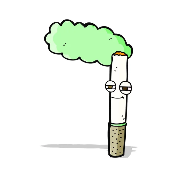 Dibujos animados feliz cigarrillo — Archivo Imágenes Vectoriales