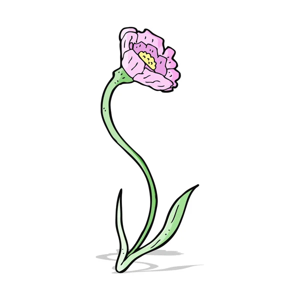 Flor de dibujos animados — Vector de stock