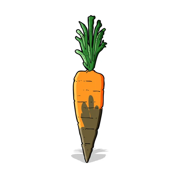 Cartoon carrot — Stock Vector