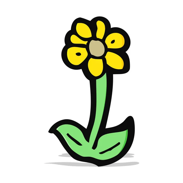 만화 꽃 상징 — 스톡 벡터