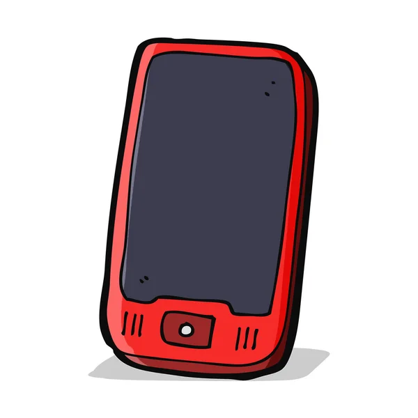 Cartoon mobiele telefoon — Stockvector