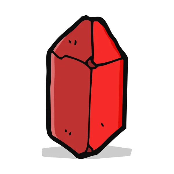 Cartoon ruby — Stockvector