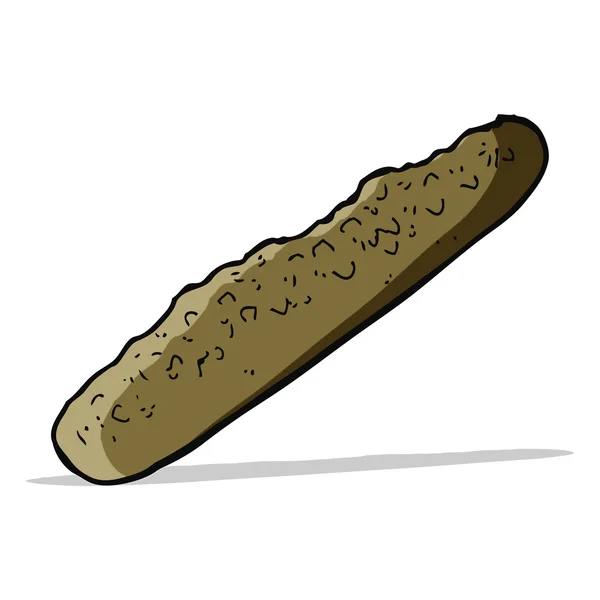 Desenho animado baguette — Vetor de Stock