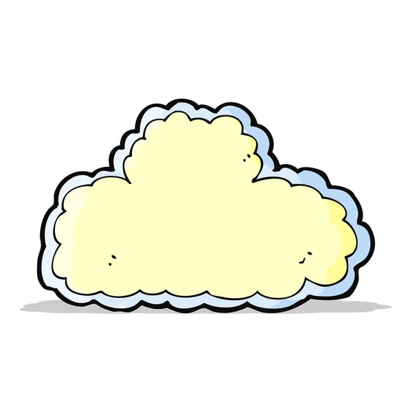 Cartoon cloud symbol — Stock Vector