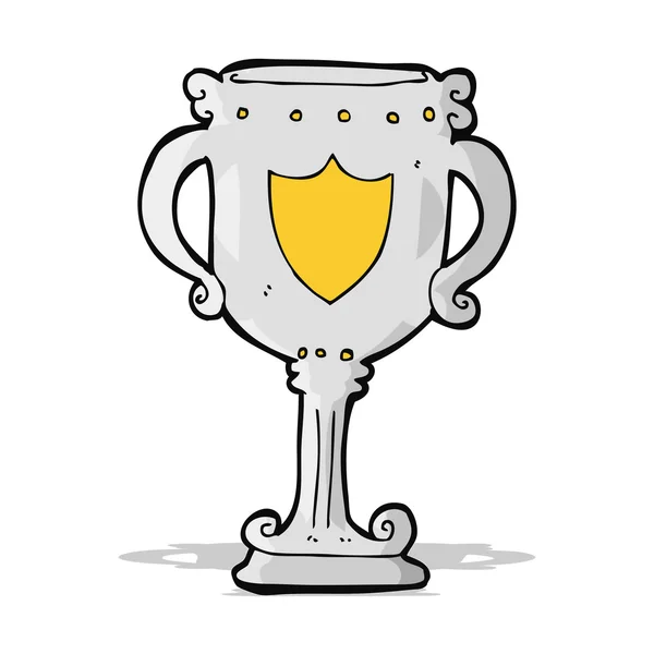 Cartoon trophy — Stock Vector