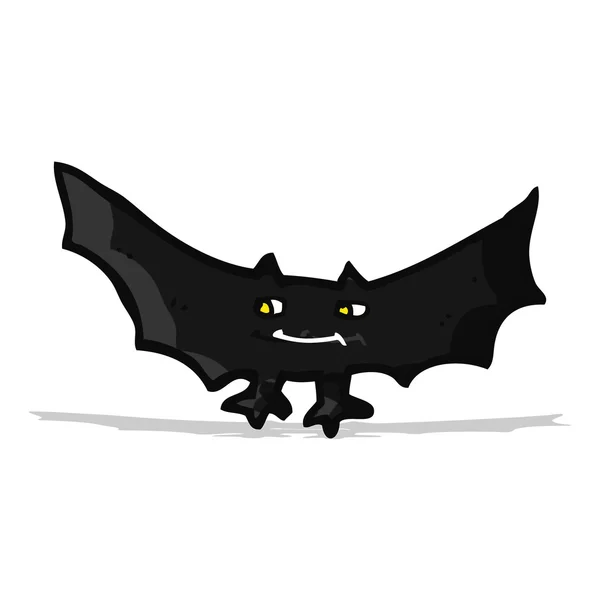 Cartoon griezelige vampier vleermuis — Stockvector