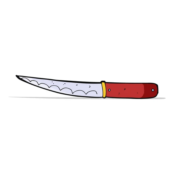 Cuchillo de cocina de dibujos animados — Archivo Imágenes Vectoriales