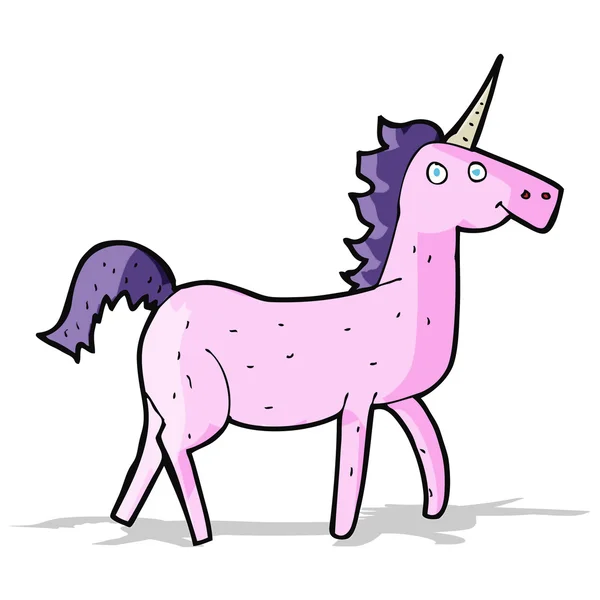 Karikatür unicorn — Stok Vektör