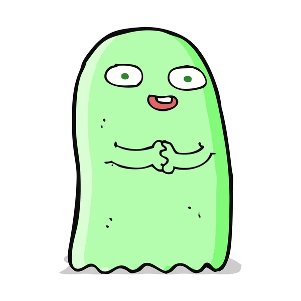 Grappige cartoon ghost — Stockvector