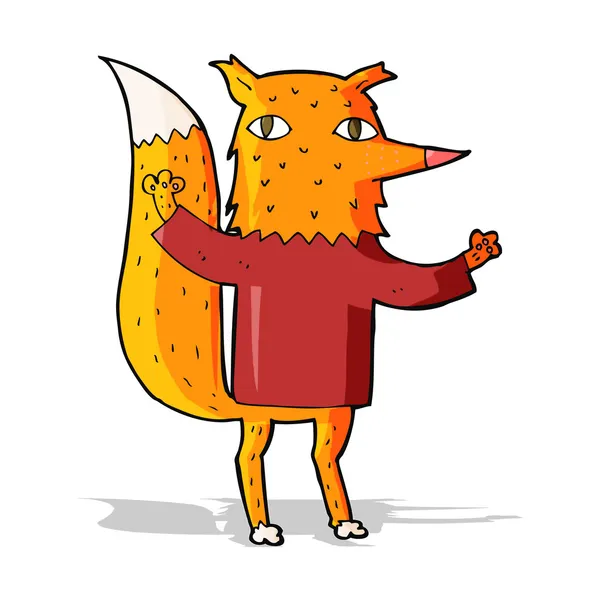 Cartoon Fox — Stockvector