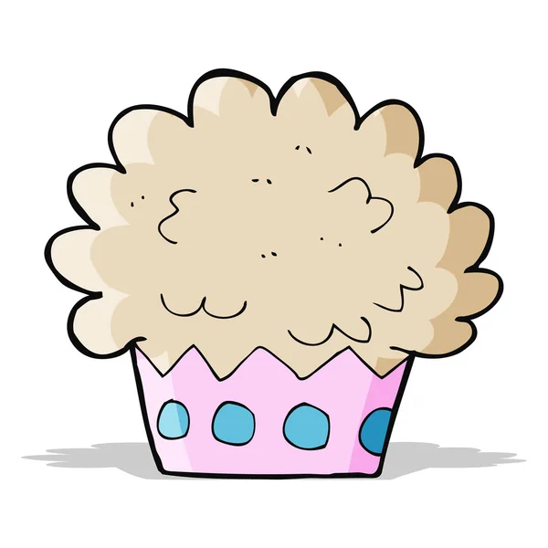 Cartoon cup cake — Stockvector