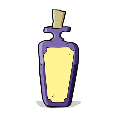 karikatür iksir şişesi