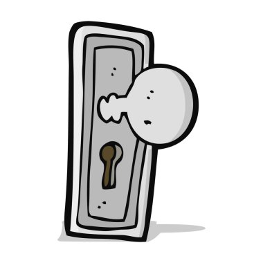 çizgi film kapı kolu