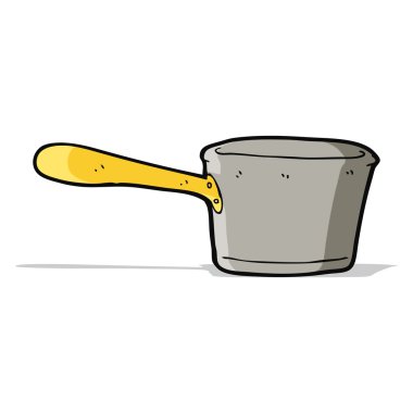 karikatür mutfak pan