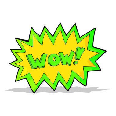 karikatür wow patlama