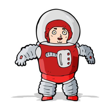 çizgi film uzay adamı