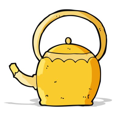 karikatür çaydanlık