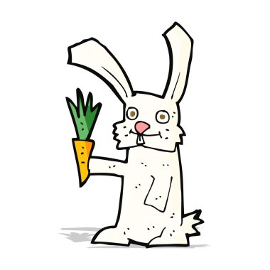 Havuçlu çizgi film tavşanı