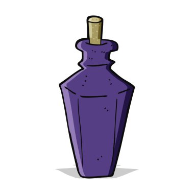 Çizgi film parfüm şişesi