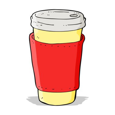 taza de café de la historieta