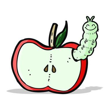 Böcekli çizgi film elması