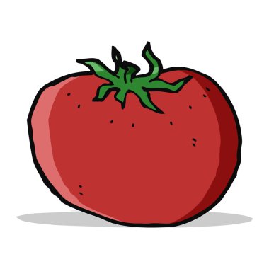 karikatür domates