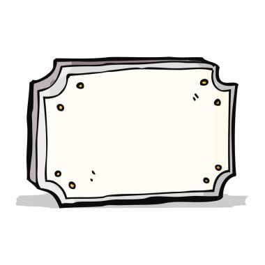 eski işareti karikatür