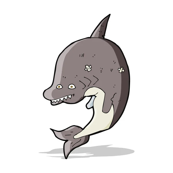 Requin de bande dessinée — Image vectorielle