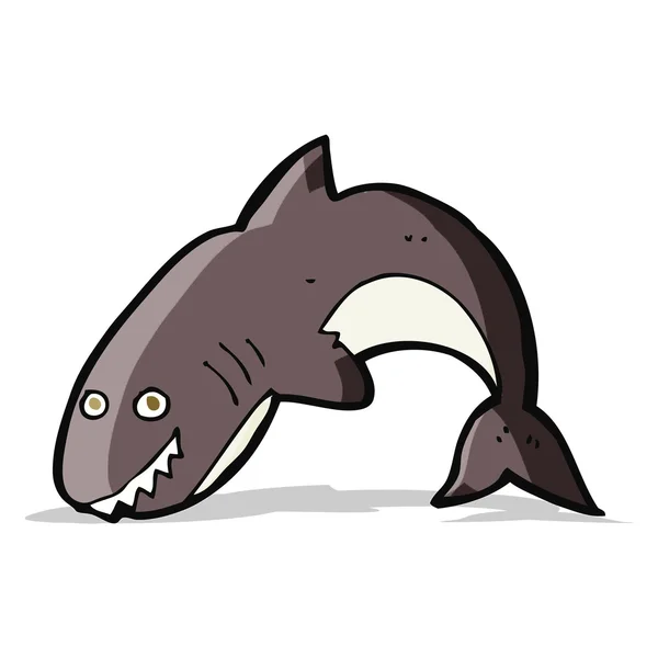 Cartoon shark — Stock Vector