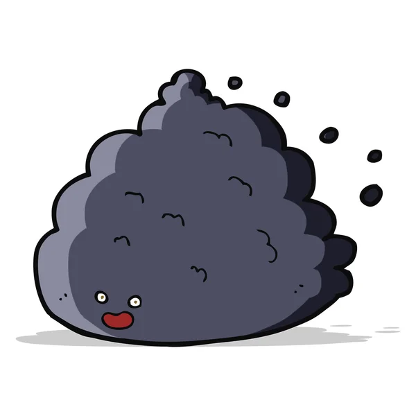 Cartoon cloud character — Stock vektor