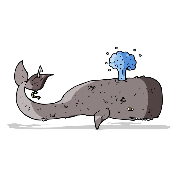 Карикатурные киты — стоковый вектор