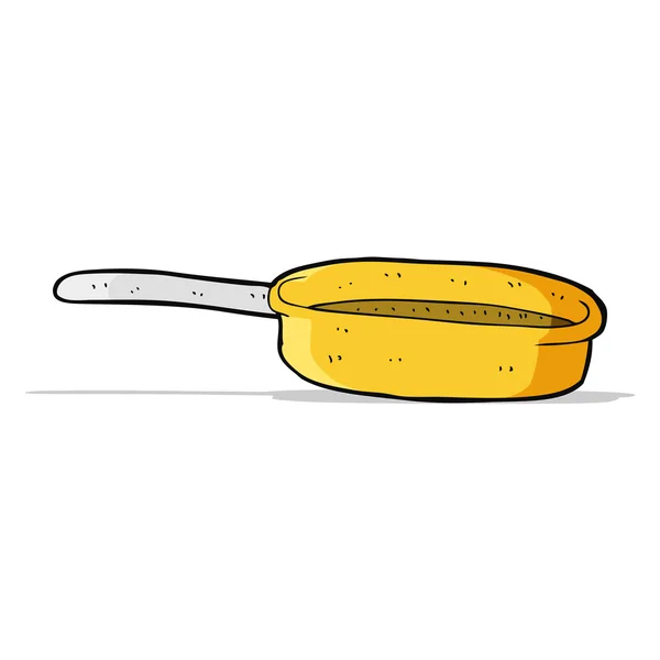 Cartoon frying pan — Stock Vector