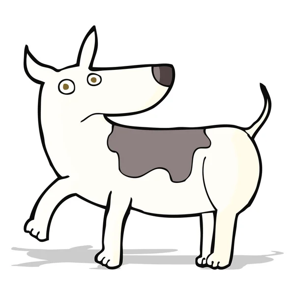 Cão engraçado dos desenhos animados — Vetor de Stock