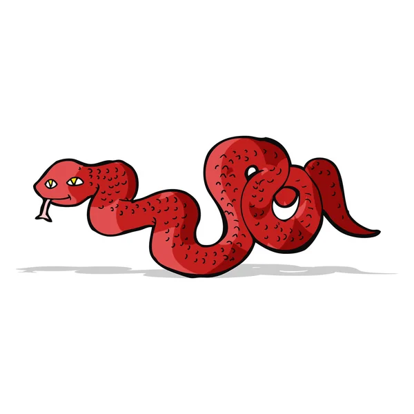 Serpent de bande dessinée — Image vectorielle