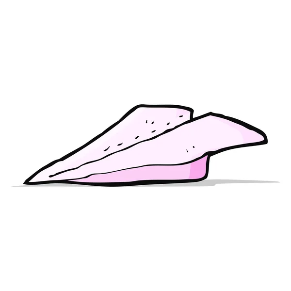 漫画の紙飛行機 — ストックベクタ