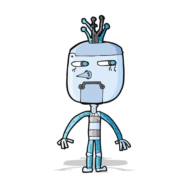 Grappige cartoon robot — Stockvector