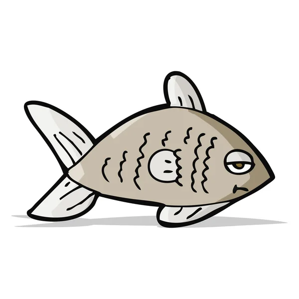 Karikatur lustiger Fische — Stockvektor