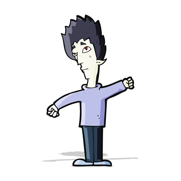 Dessin animé Vampire Homme — Image vectorielle