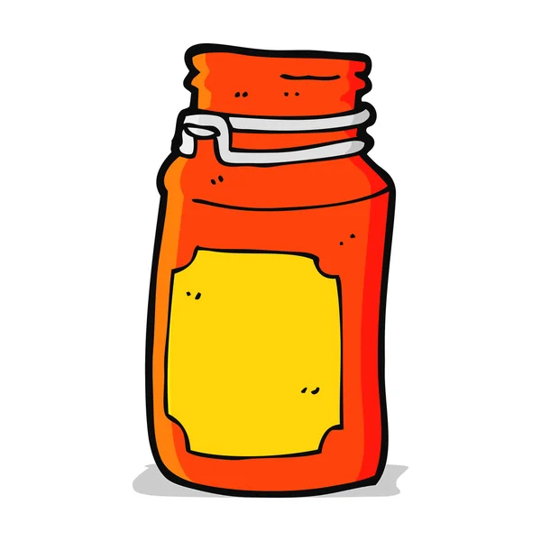 Cartoon kitchen jar — Stock Vector