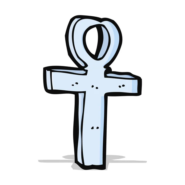卡通十字生命章符号 — 图库矢量图片