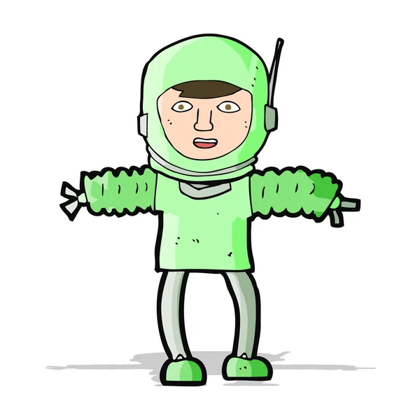 Cartoon astronaught — Stockvector