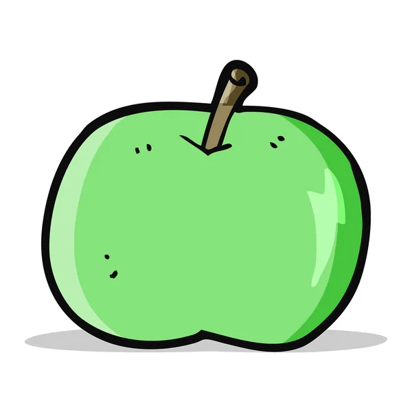 Cartoon blanka apple — Stock vektor
