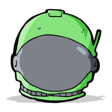 karikatür astronot yüz