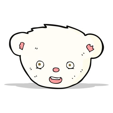 karikatür polar bear yüz