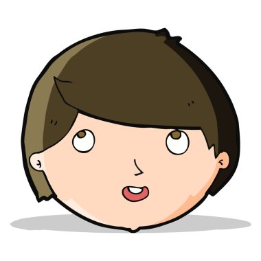 karikatür mutlu yüz