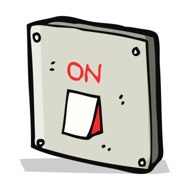 karikatür ışık anahtarı